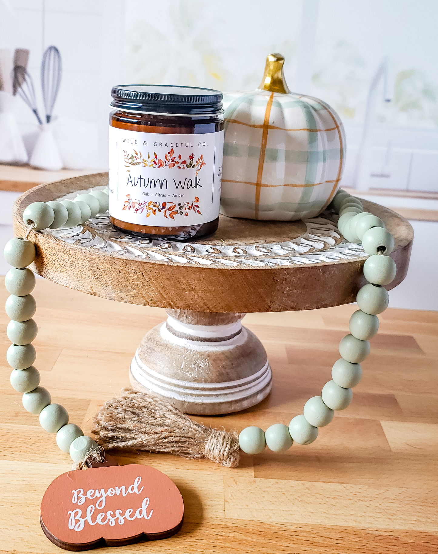autumn walk fall candle wild and graceful co